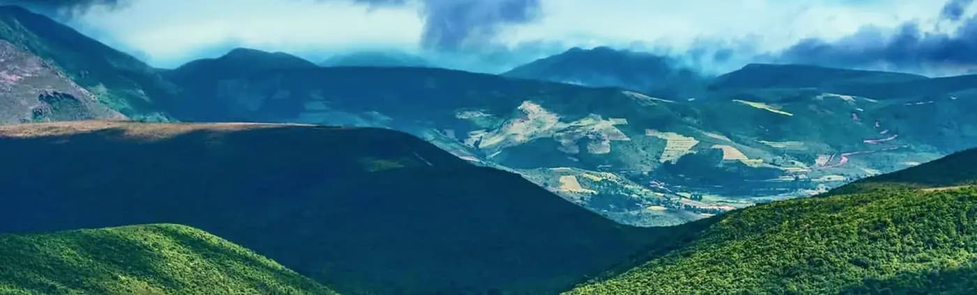 Deomali Hills, panoramic hill and valley view