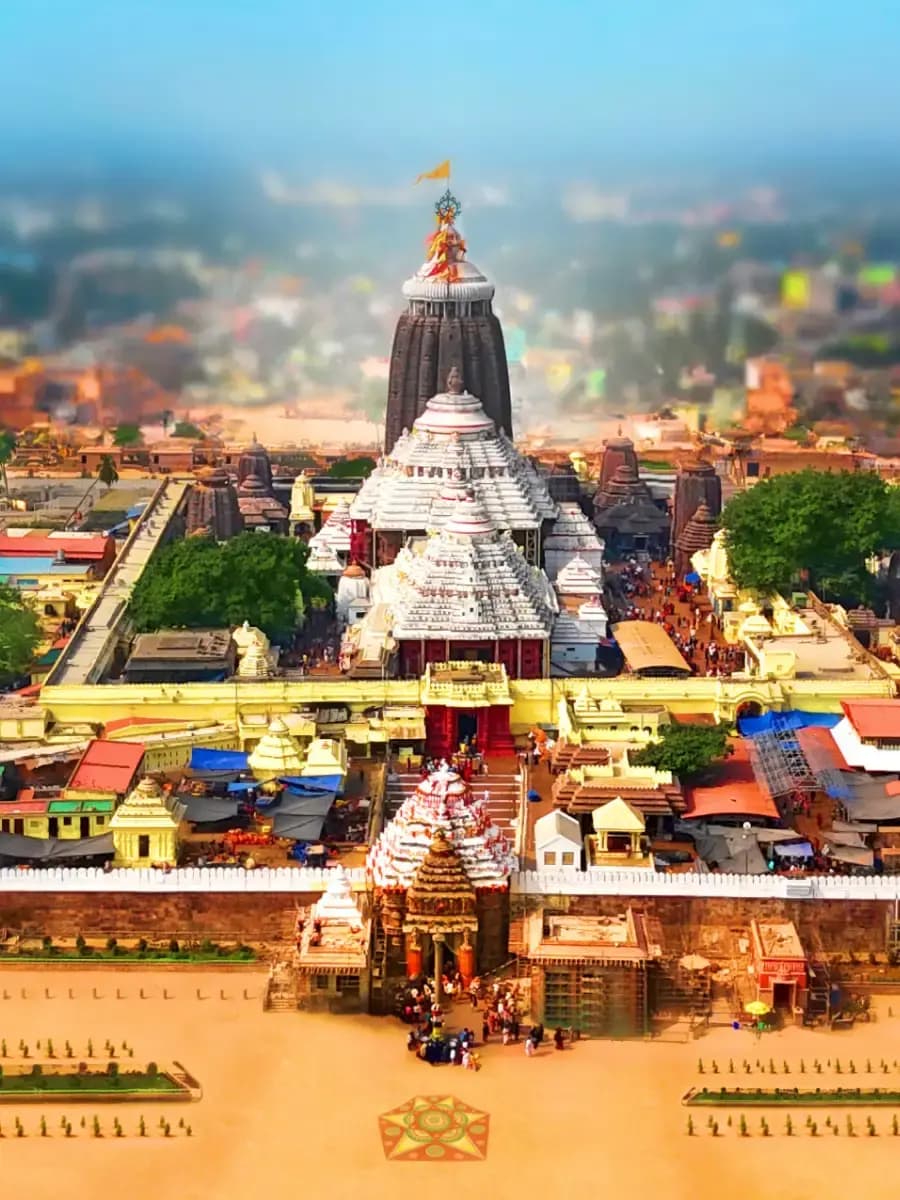 Shree Jagannath Temple Puri exterior/aerial